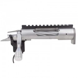 Stainless Stiller Scout Short Action W Lug and Rail