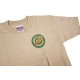 PTG Bomber Girl T-Shirt - Sand w/ Green Logo (No Pocket)