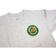 PTG Bomber Girl T-Shirt - Grey w/ Green Logo (No Pocket)