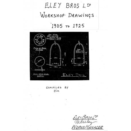 Eley Brothers Workshop Drawings 1905 - 1925