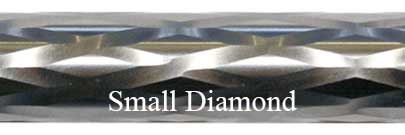Small Diamond Fluting Bolt